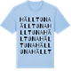 Blue Soul t-shirt med Hälltuna ordlek t-shirt