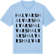 Blue Soul t-shirt med Halvars ordlek t-shirt