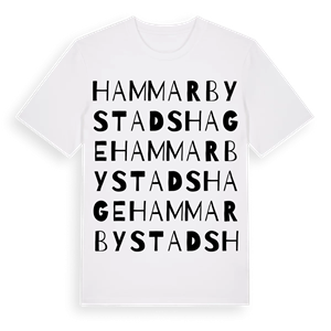Hammarby Stadshage ordlek t-shirt – ekologisk bomull t-shirt från Pinshirt