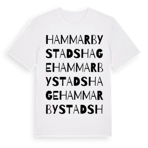 Hammarby Stadshage ordlek t-shirt – ekologisk bomull t-shirt från Pinshirt