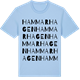 Blue Soul t-shirt med Hammarhagen ordlek t-shirt