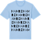 Blue Soul t-shirt med Hamre ordlek t-shirt