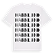 Hannlund ordlek t-shirt