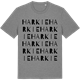 Mid Heather Gray t-shirt med Harkie ordlek t-shirt
