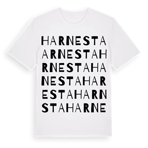 Harnesta ordlek t-shirt – ekologisk bomull t-shirt från Pinshirt