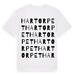 Hartorpet ordlek t-shirt – ekologisk bomull t-shirt från Pinshirt
