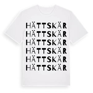 Hättskär ordlek t-shirt – ekologisk bomull t-shirt från Pinshirt