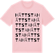 Pink Cotton t-shirt med Hättsta ordlek t-shirt