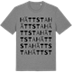 Mid Heather Gray t-shirt med Hättsta ordlek t-shirt