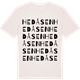 Vintage White t-shirt med Hedåsen ordlek t-shirt