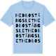 Blue Soul t-shirt med Hedbostängslet ordlek t-shirt