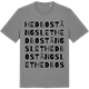 Mid Heather Gray t-shirt med Hedbostängslet ordlek t-shirt