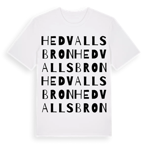 Hedvallsbron ordlek t-shirt – ekologisk bomull t-shirt från Pinshirt
