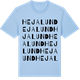 Blue Soul t-shirt med Hejalund ordlek t-shirt