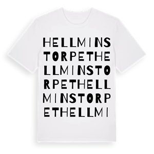 Hellminstorpet ordlek t-shirt – ekologisk bomull t-shirt från Pinshirt