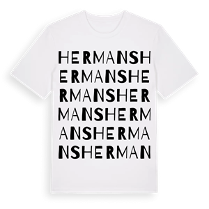 Hermans ordlek t-shirt – ekologisk bomull t-shirt från Pinshirt
