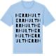 Blue Soul t-shirt med Herrhult ordlek t-shirt