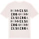 Vintage White t-shirt med Himmelsberga ordlek t-shirt