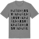 Mid Heather Gray t-shirt med Hjälmarsvik ordlek t-shirt