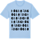 Blue Soul t-shirt med Högboäng ordlek t-shirt