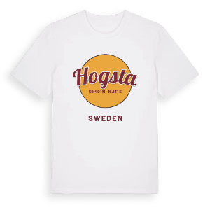 Hogsta cirkel t-shirt – ekologisk bomull t-shirt från Pinshirt