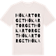 Vintage White t-shirt med Hökartorget ordlek t-shirt