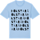Blue Soul t-shirt med Hökstarå ordlek t-shirt