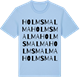 Blue Soul t-shirt med Holmsmalma ordlek t-shirt