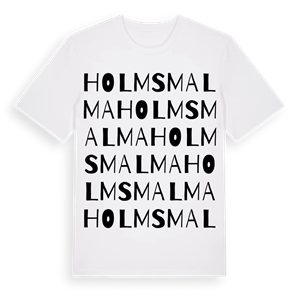 Holmsmalma ordlek t-shirt – ekologisk bomull t-shirt från Pinshirt