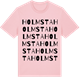 Pink Cotton t-shirt med Holmsta ordlek t-shirt