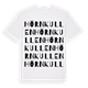 Hörnkullen ordlek t-shirt