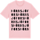Pink Cotton t-shirt med Hörnsjöfors ordlek t-shirt