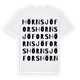 Hörnsjöfors ordlek t-shirt