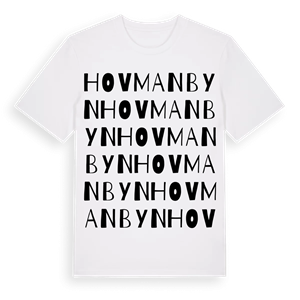 Hovmanbyn ordlek t-shirt – ekologisk bomull t-shirt från Pinshirt