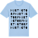 Blue Soul t-shirt med Hurtigtorp ordlek t-shirt