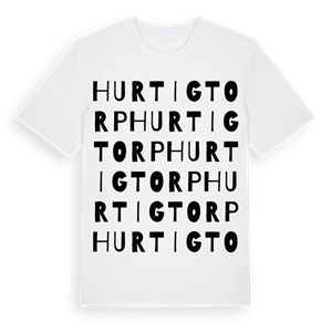 Hurtigtorp ordlek t-shirt – ekologisk bomull t-shirt från Pinshirt
