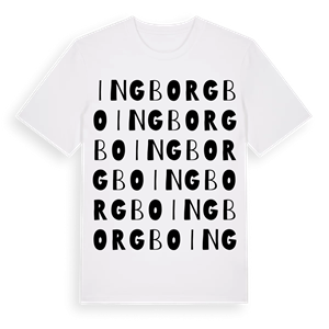 Ingborgbo ordlek t-shirt – ekologisk bomull t-shirt från Pinshirt