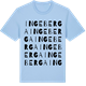 Blue Soul t-shirt med Ingeberga ordlek t-shirt