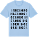 Blue Soul t-shirt med Ingeborg ordlek t-shirt