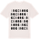 Vintage White t-shirt med Ingeborg ordlek t-shirt