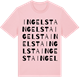 Pink Cotton t-shirt med Ingelsta ordlek t-shirt