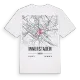 Innerstaden karta t-shirt