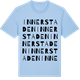 Blue Soul t-shirt med Innerstaden ordlek t-shirt