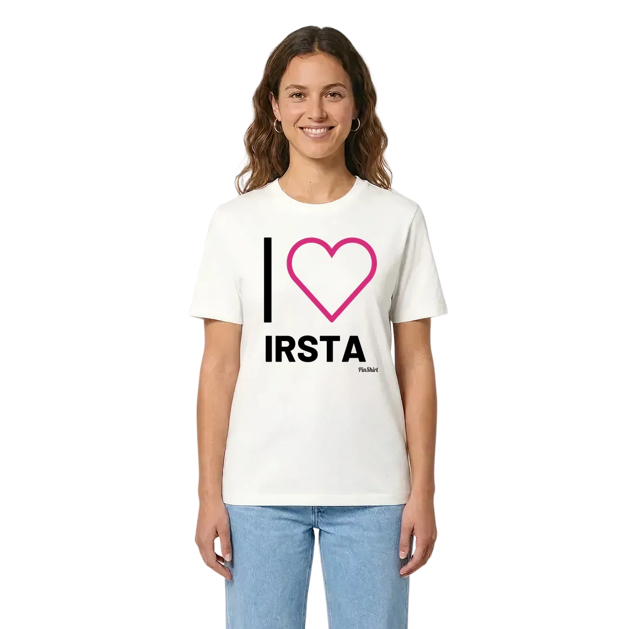 Jag älskar Irsta t-shirt stort tryck i miljö