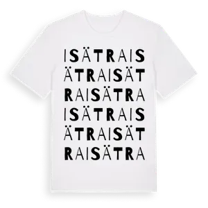 Isätra ordlek t-shirt – ekologisk bomull t-shirt från Pinshirt