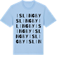 Blue Soul t-shirt med Islingby ordlek t-shirt