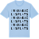 Blue Soul t-shirt med Ivan Aguélis Plats ordlek t-shirt