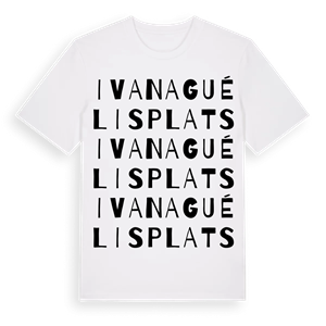 Ivan Aguélis Plats ordlek t-shirt – ekologisk bomull t-shirt från Pinshirt
