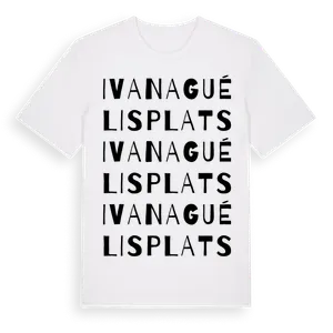 Ivan Aguélis Plats ordlek t-shirt – ekologisk bomull t-shirt från Pinshirt