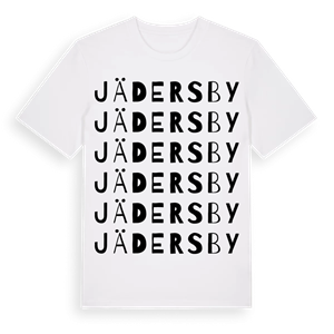 Jädersby ordlek t-shirt – ekologisk bomull t-shirt från Pinshirt
